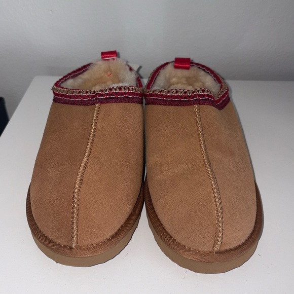 Chestnut Faux Fur Slip-On House Slippers Mini Boot NWT - Picture 4 of 12